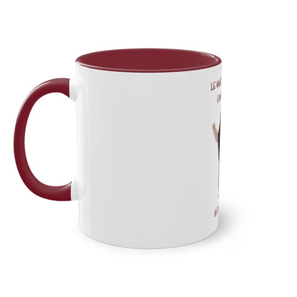 Mug du jeuneur 2025 Personnalisé avec prénom – Fille Girly 1 (3Coloris)