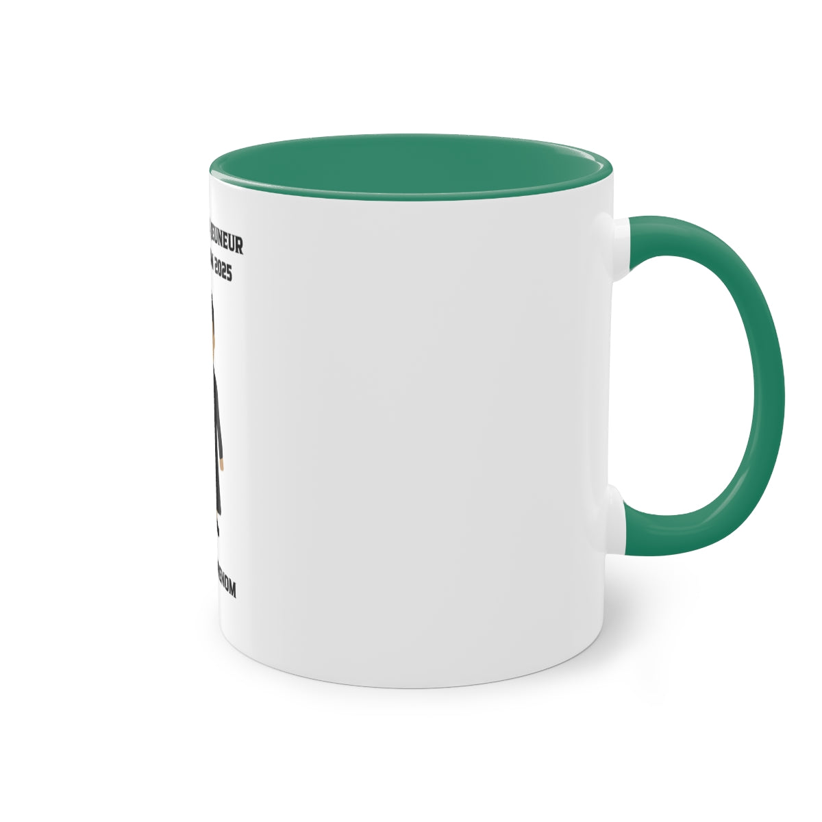 Mug du jeuneur 2025 Personnalisé avec prénom – Garçon Ninja 1 (3Coloris)