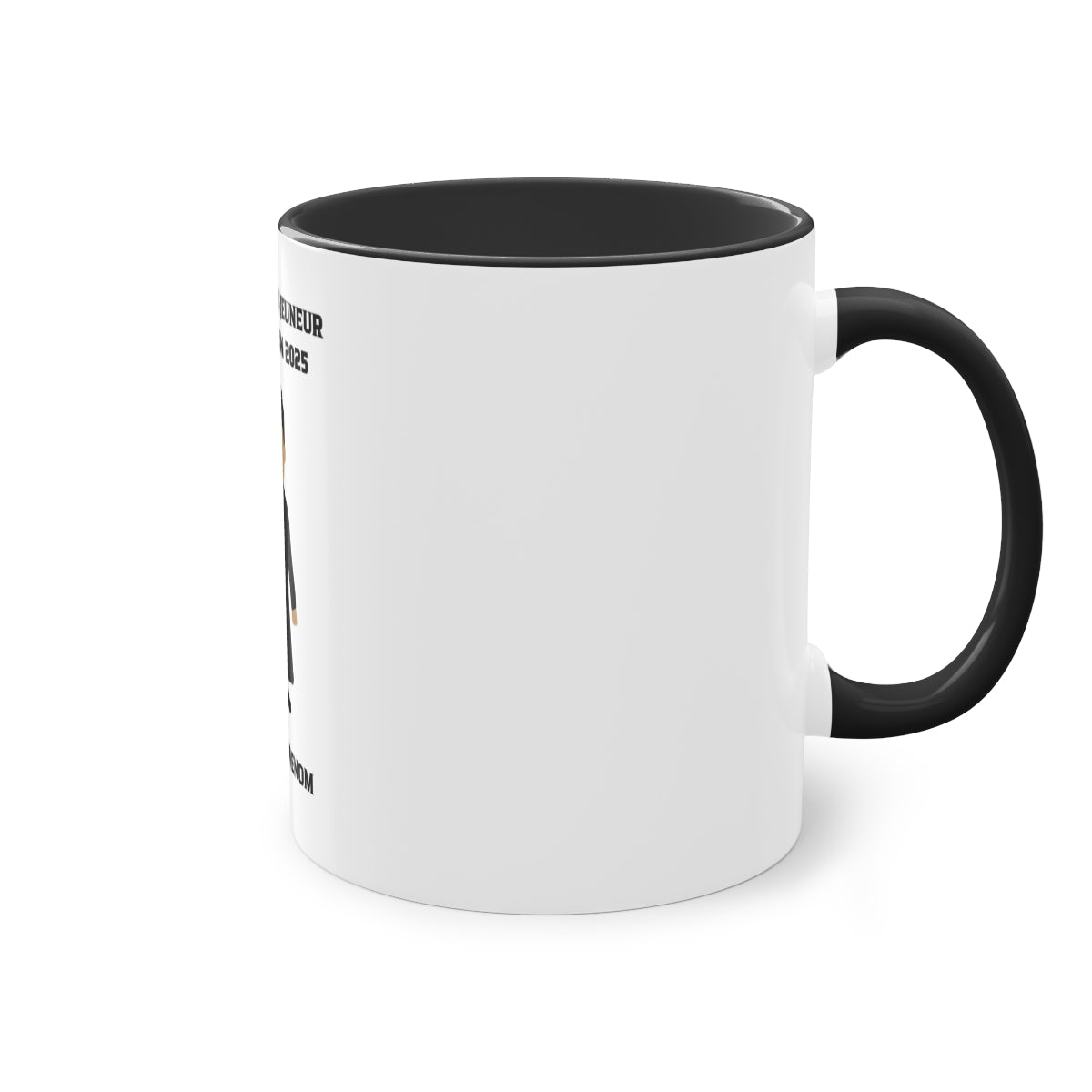 Mug du jeuneur 2025 Personnalisé avec prénom – Garçon Ninja 1 (3Coloris)