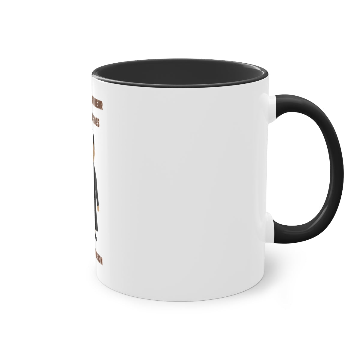 Mug du jeuneur 2025 Personnalisé avec prénom – Garçon Cartoon 1 (3Coloris)